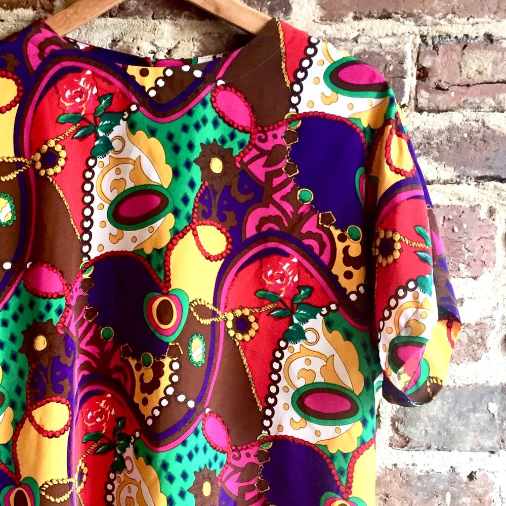 80s Vintage Renaissance Sportswear Top